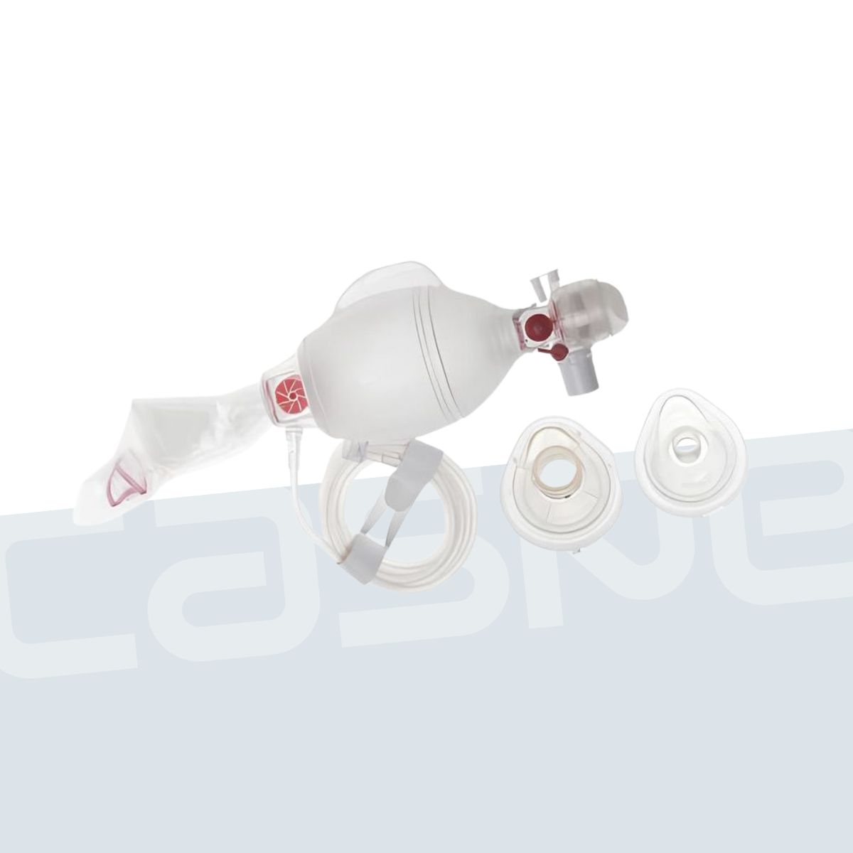 AMBU® SPUR® II Pediatrisch met overdrukventiel en Mediport & O2-reservoirzak - Kinder- en babymaten