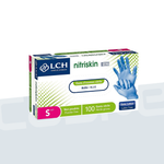 LCH Gant d'examen en nitrile BLEU NITRISKIN sans poudre