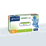 LCH Gant d'examen en nitrile BLEU NITRISKIN sans poudre