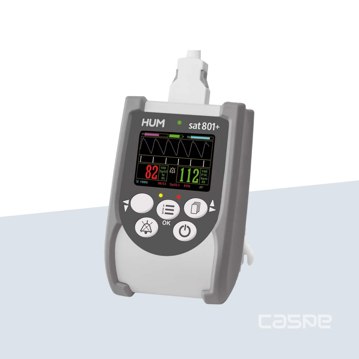 AEROCHECK MASIMO Pulsoximeter Sat 801+ met TFT-kleurenscherm
