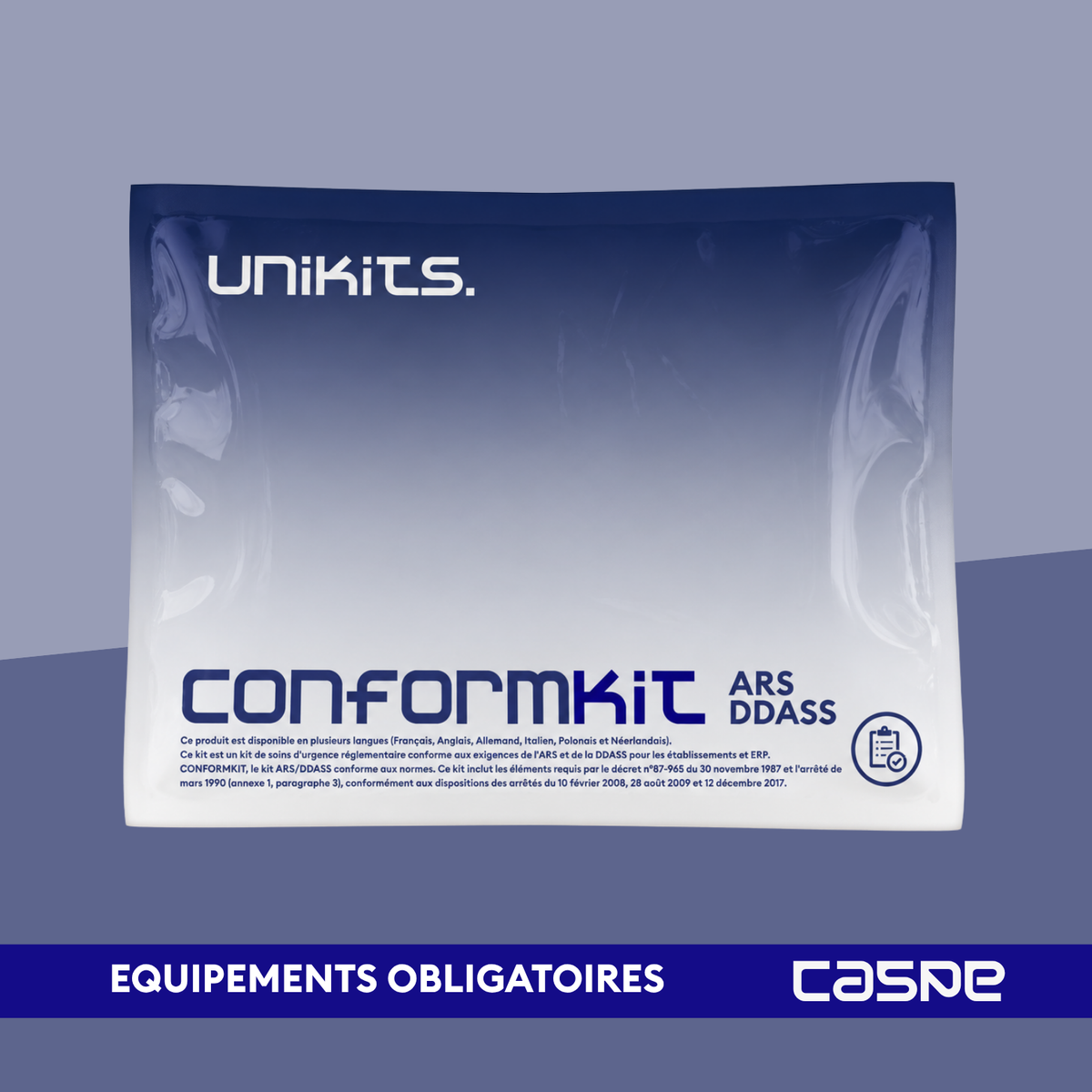UNIKITS CONFORMKIT Kit ARS/DDASS Verplicht voor ambulances en VSL