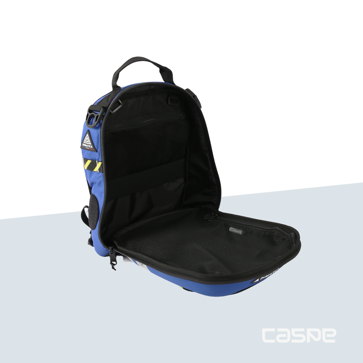 DIMATEX Rugzak met harde schaal MATT MINI Mediumblauw en reflecterende stroken