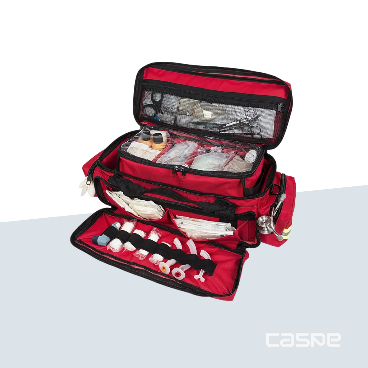 EMERGENCY'S Zuurstoftas EM13.005 Rood
