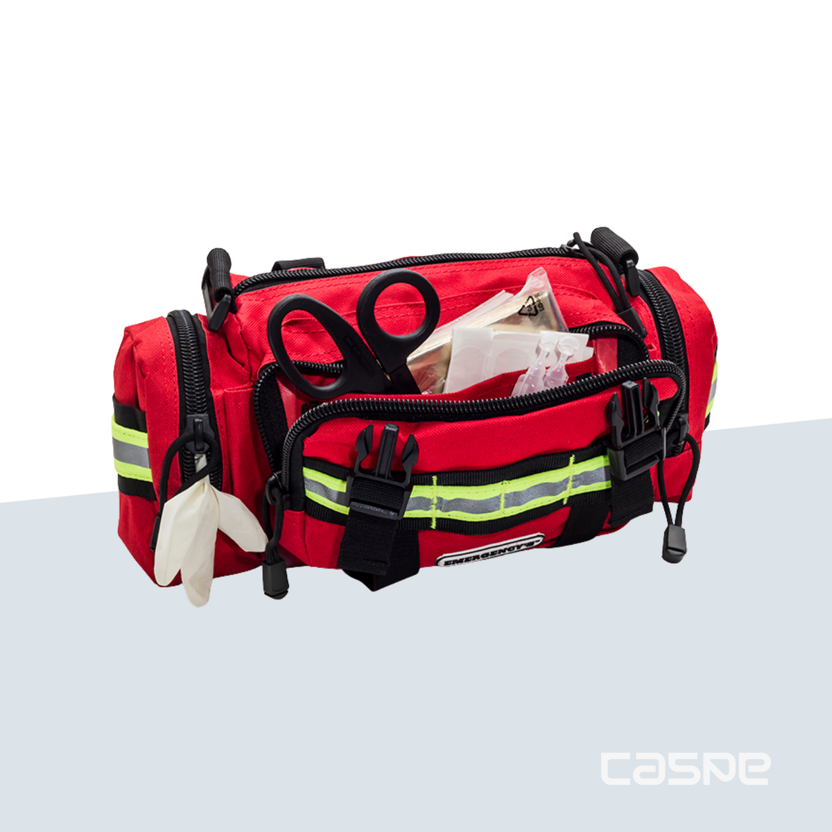 EMERGENCY'S Noodtas met schouderriem EM13.007 Rood