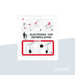 SCHILLER Elektrodenpaar, voorgebonden, volwassenen, voor SCHILLER FRED EASY/SKITY-FE010