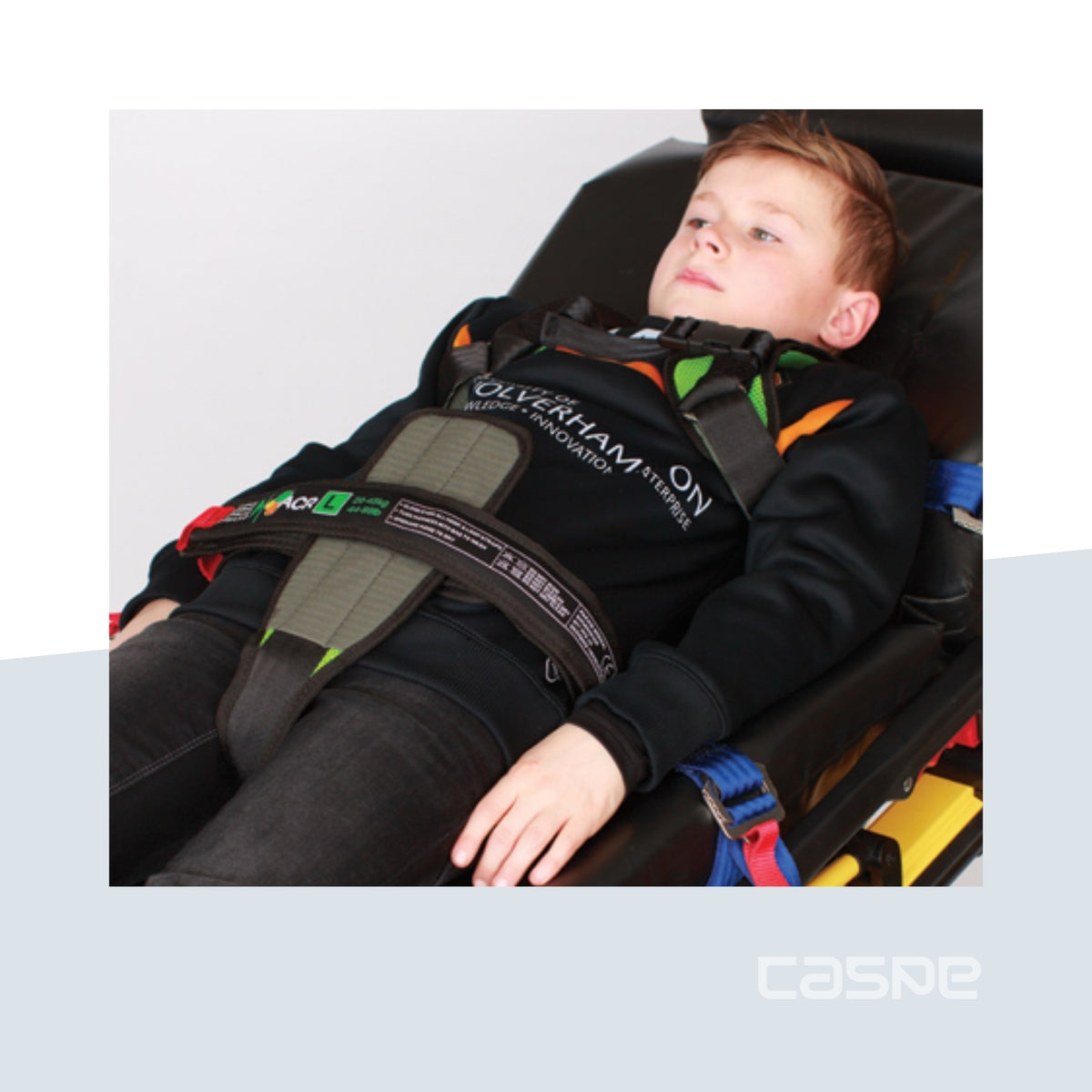 ACR Fixatie- en veiligheidsgordelsysteem brancard 4 maten - 10G - PEDIATRISCH van 2 tot 45 kg